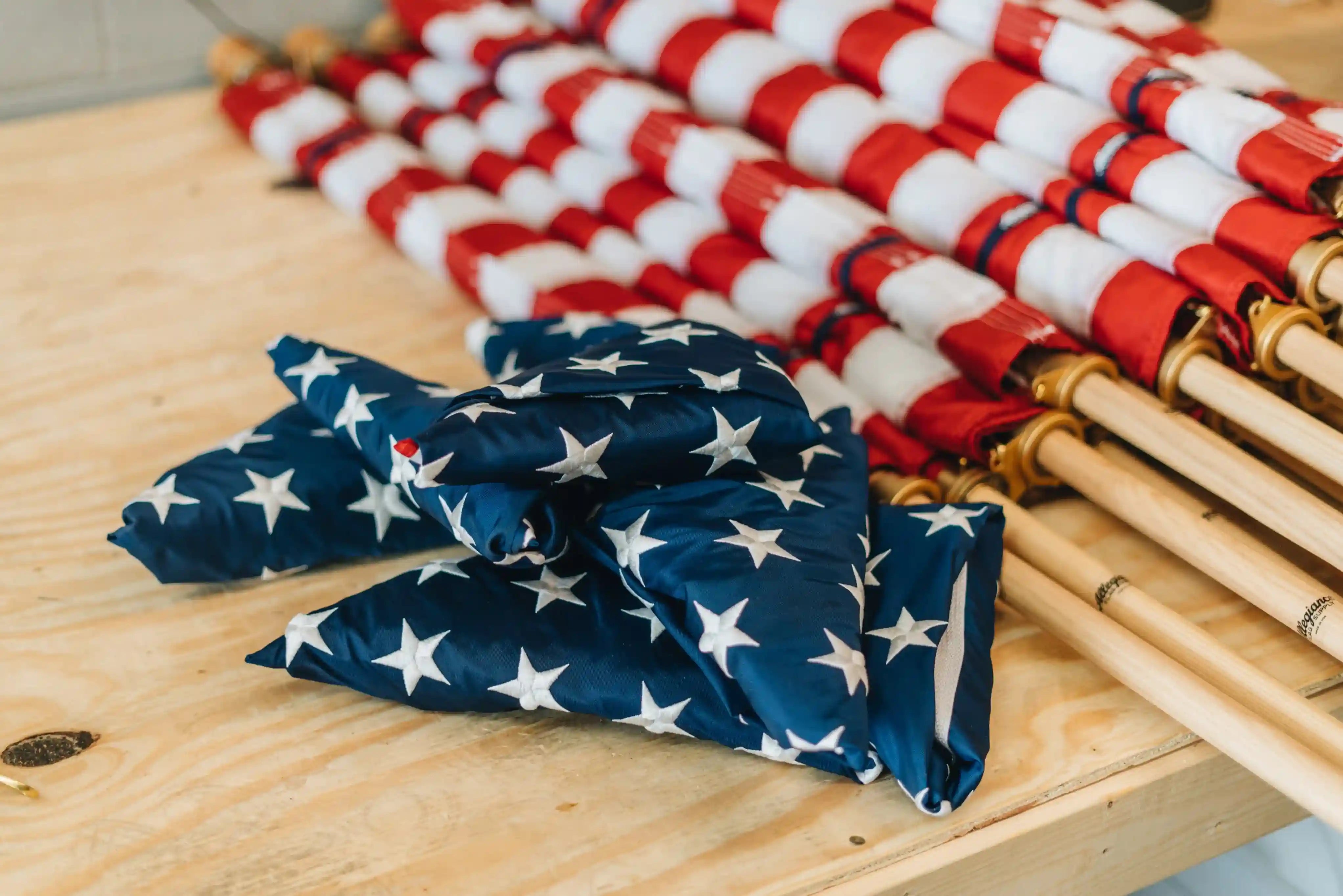 american flag trucker hat