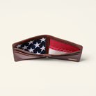 made in USA leather wallet