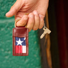 Made in USA leather key ring