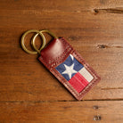 Made in USA leather key ring