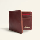 made in USA leather wallet